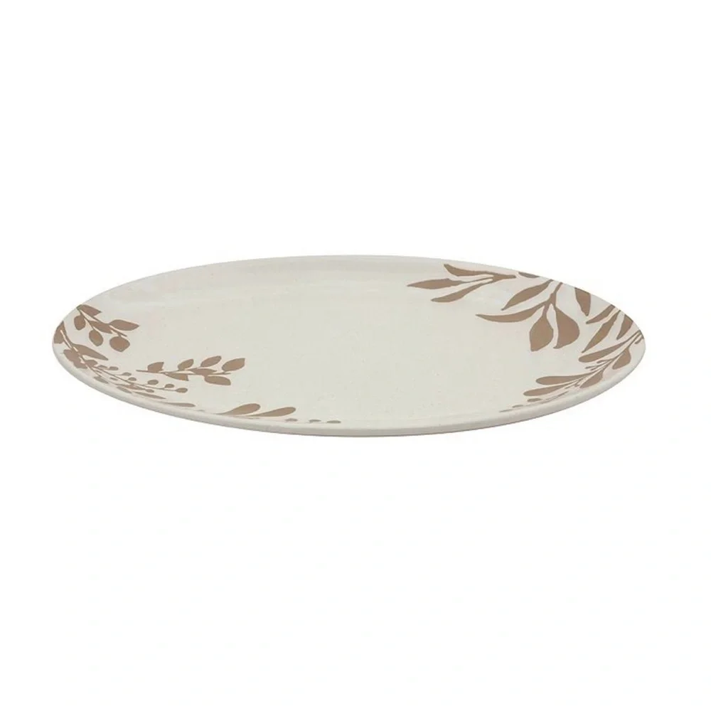 NWT Mingle & Co. Botanical Nature Stoneware Serving Tray